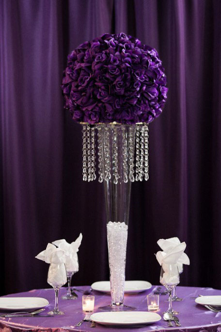 Purple-Elegance-single-tier-chandelier