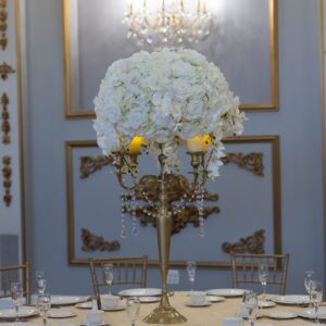 Cascade on Gold Candelabra