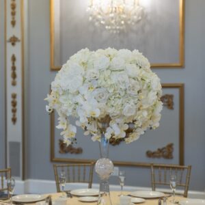 Cascade on Hourglass Vase